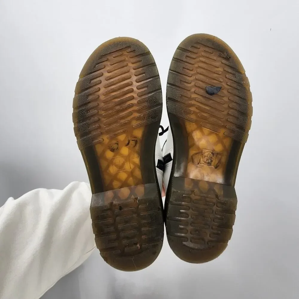 Doc Dr Martens‎ 1460 Junior Ladies 5 White 8 Eye Boots